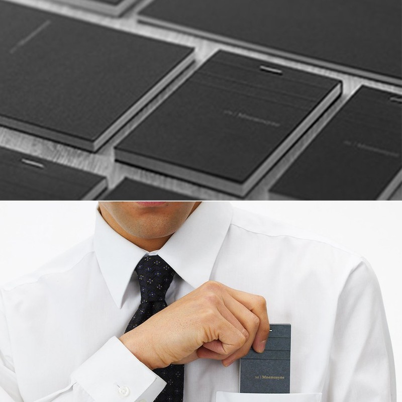 Maruman N162 Bloc de notas con rayas de nemosina, largo,