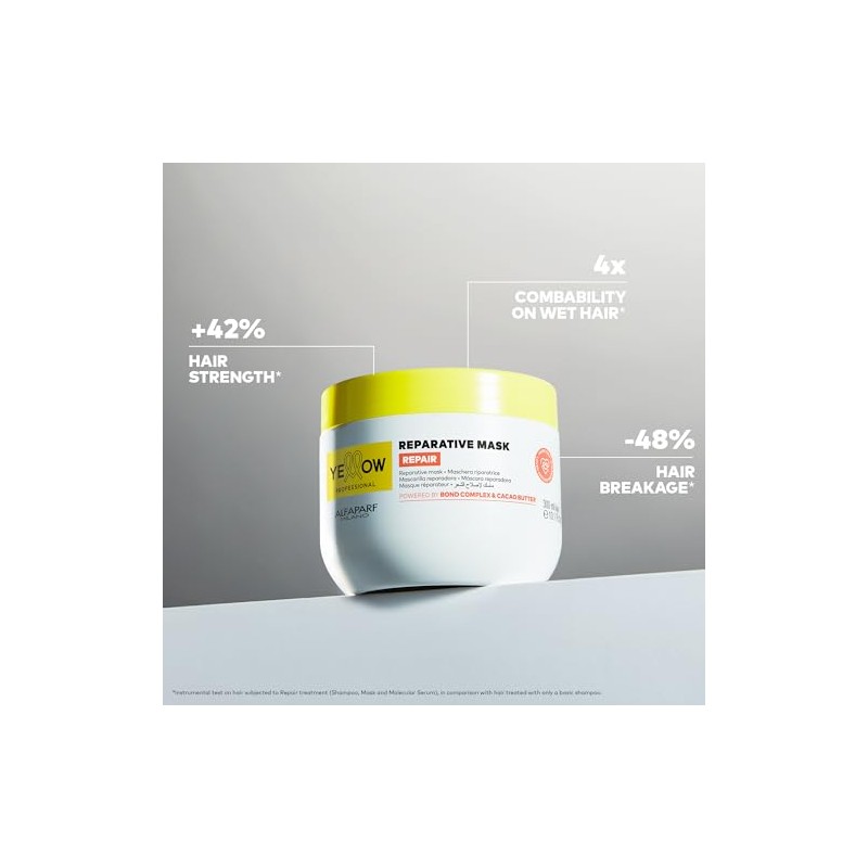 Repair Reparative Mask 300 ml – Yellow Professional (Nuevo Modelo)