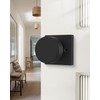 Haidms Matte Black Dummy Door Knob, Heavy Duty Half No-Turning