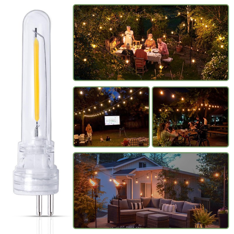 CXLHO String Lights Replacement LED Bulb Filament 6 Packs, 2700K