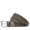 Glamexx24 Unisex Braided Belt, Elastic Fabric Stretch Belt for Men