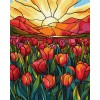 Ideyka Painting by Numbers kit A field of tulips KHO3282