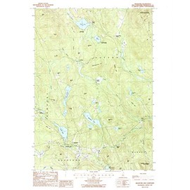 YellowMaps Bradford NH topo map, 1:24000 Scale, 7.5 X 7.5 Minute, Historical, 1987, Updated 1987, 26.8 x 22 in - Paper