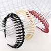 Herbeluemily HM-0094-R01-BK Headband with Comb, Bangs Clip, Men's, Women's, Skin