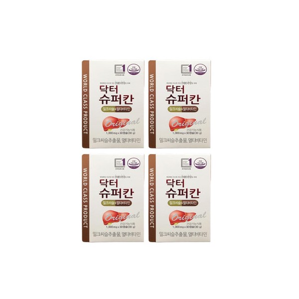 Dr. Supercan Milk Thistle Multivitamin 30 capsules x 4 boxes,