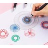 Training Toy Design Ruler Circle Geometric Pattern Drawing Ruler Template