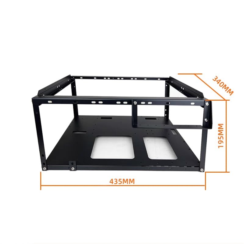 DIY Computer Case PC Frame Desktop Chassis Stackable Rack Stand