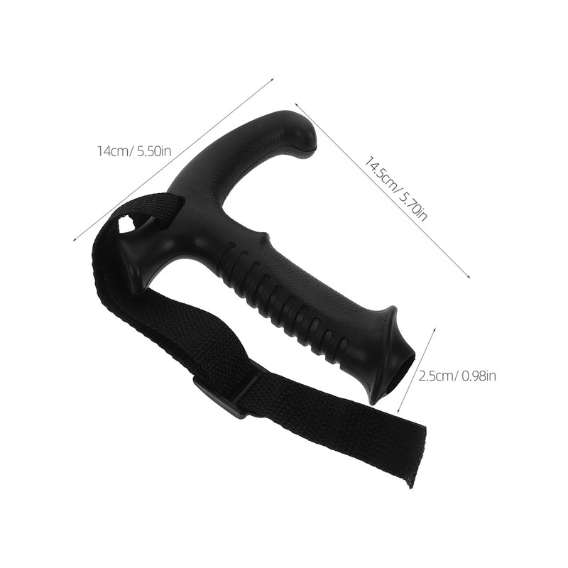 Totority Ergonomic Walking Cane Handle Trekking Pole Handle Replacement Wooden