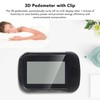 Simple Step Counter Walking 3D Pedometer with Clip Lanyard Accurate