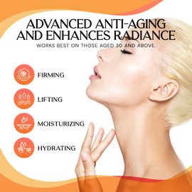 Enaskin Naturals Hibiscus & Honey Firming Cream: 3-in-1 Moisturizer for Tightening, Firming, and Anti-Aging for Face, Neck, Shoulders, and Body, 1.7 Fl Oz