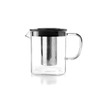 IBILI - Cooker with Filter Square, 1 Litre, Borosilicate Glass