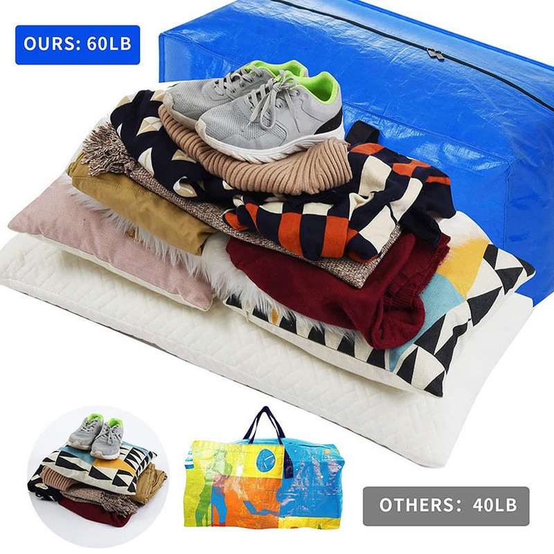 Surblue Moving Bags Heavy Duty Dorm Storage Moving Totes Extra