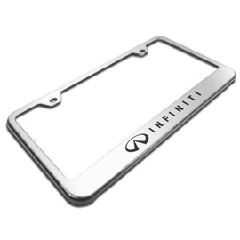 Infiniti Polished Stainless Steel License Frame