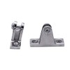 2pcs Bimini Deck Hinge Mount Angled Stainless Steel Marine Grade