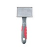 YOURS DROOLLY Shear Magic Slicker Brush, Medium Grey/Red
