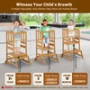 COSYLAND Toddler Standing Tower - Adjustable Height Toddler Kitchen Stool