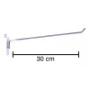 Exhivit Gancho Blister Cromo P/panel Ranurado 12 Pzs De 30