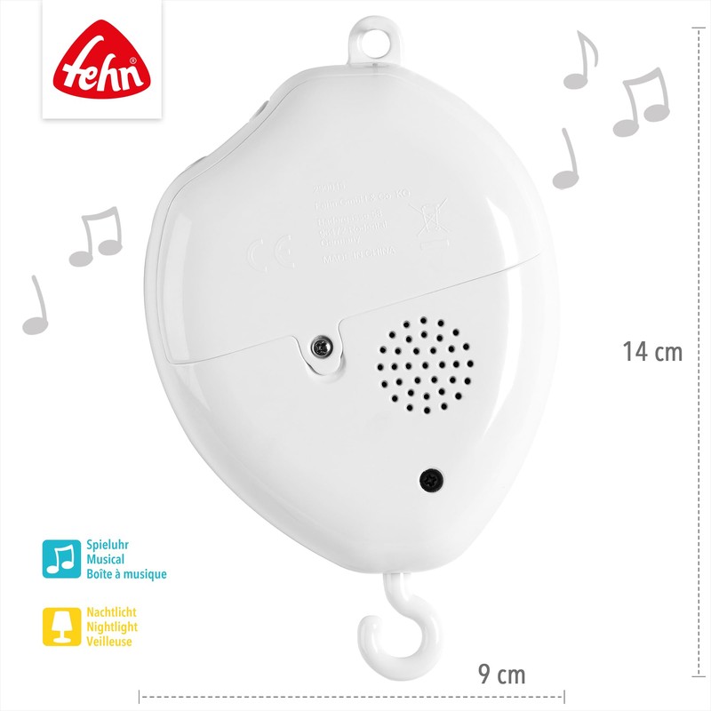 Fehn 250015 MP3 Mobile Movement with Night Light - Electronic