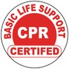 Basic Life Support Certified CPR 3 Hard Hat Labels Helmet