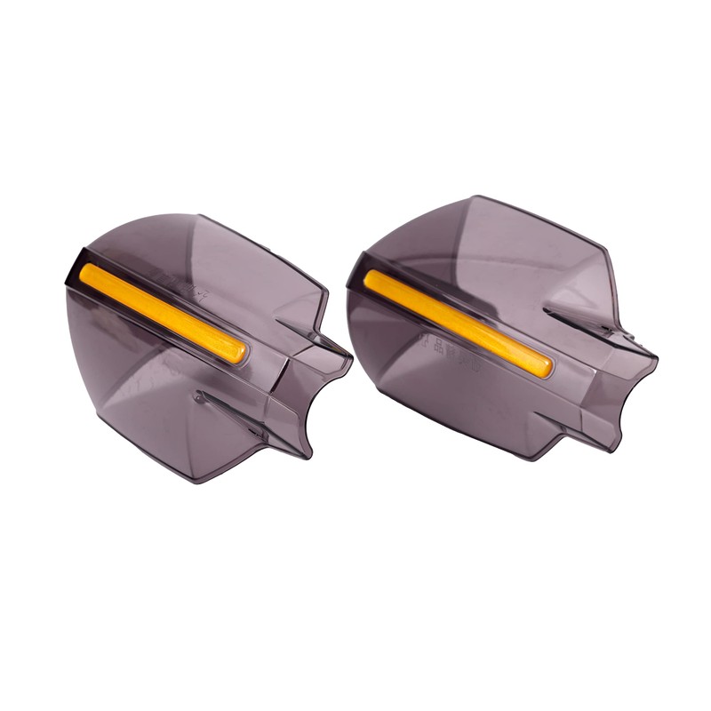 ICTRONIX Pair Grey 7/8" 22mm Motorcycle Handlebar Handguard Handle Protector