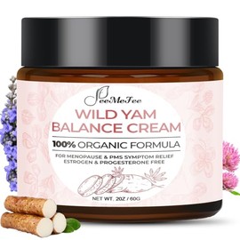 FeeMeFee Crema De Ñame Silvestre 2 Oz, Crema Equilibrante Orgánica Para Mujeres, Nutrición E Hidratación Profundas, Elaborada Con Raíz De Ñame Silvest
