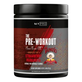 Suplemento en polvo Myprotein Pre entrenamiento sabor margarita de fresa x 475.5g                                                                     