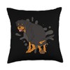 Best Rottweiler Poop Ever funny Poop ugly Design Throw Pillow