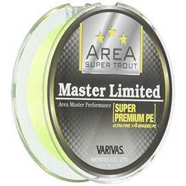 VARIVAS Area Super Trout Master Limited Super Premium PE x4 (6.5lb. max (6lb. Average) #0.2, Yellow)