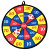 Kids Hanging Dartboard for Use Inside and Outside 2 balls