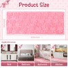 Tinideya Pink Bow Runner Rug 2'x5', Rug for Bath Dorm