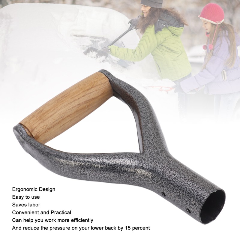 Shovel Handle Y Shaped 12.22in Inside Diameter Replacement Spade Handle