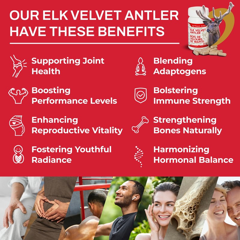 Velvet Antler, 100% Pure with No Additives, Freeze-Dried, Finely Grinded,