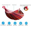 Single/Double Person Rainbow Cotton Fabric Canvas Travel Hammocks 500lbs Ultralight