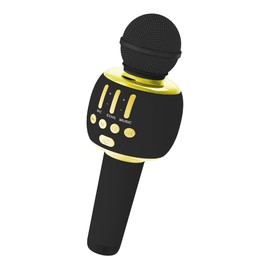 Wireless Karaoke Microphone, Bluetooth 5.0 Portable Handheld Mic Speaker Player with LED Lights and Excellent Sound Quality, Widely Compatible with Phones, Great for Birthday, Party