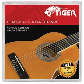 TIGER CGS-3-NY Classical Guitar Strings - Pack of 3 Sets