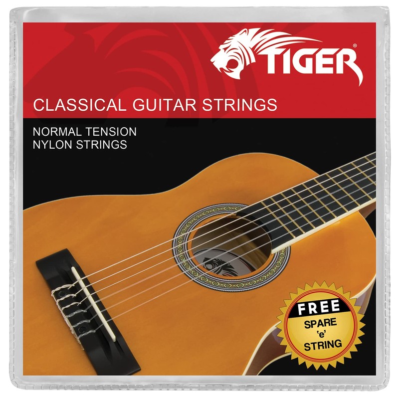 TIGER CGS-3-NY Classical Guitar Strings - Pack of 3 Sets