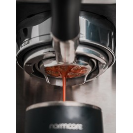 Normcore 58 mm Fit Breville Flat Naked Bottomless Portafilter with 18g Basket, Bottomless Portafilter with Black Anodized Aluminum Fits 58mm Breville Machines