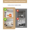 HITOO 8 Inch Square Recessed Light 5000K Anti-Glare LED Ceiling