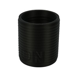 1 7/8 Vacuum Hose Coupler Accessory - OD 2.2 in ID 2.0 in - Counterclockwise thread - Black