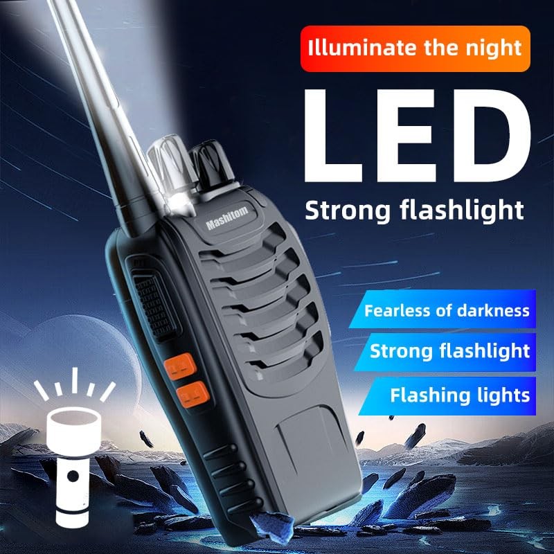 BF-888S Portable Handheld transceiver Walkie talkies Long Range Rechargeable Two