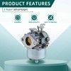 Carburetor Compatible with Tecumseh 632334A 632234, HM70 HM80 HMSK80 HMSK90