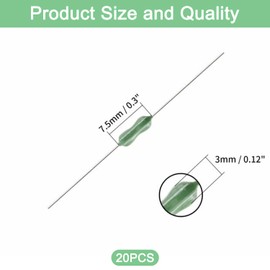Fielect Pico Fuse 125V 2A Fast Blow Fuse Resistance Type No self-Recovery Fuse for Telecom Communication 20pcs