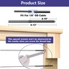 Deck Man Left&Right Handed Thread Lag Screws for 1/8" Decking