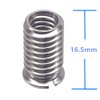 HITHUT Stainless Steel 1/4"-20 Female to 3/8"-16 Male Convert Screw
