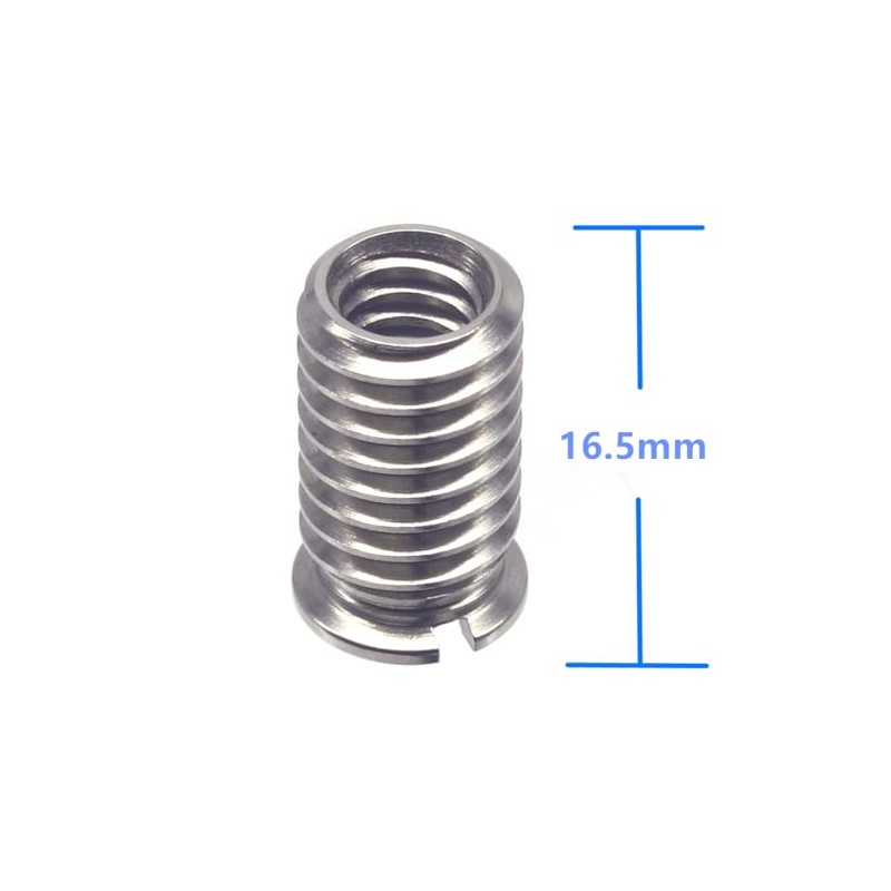 HITHUT Stainless Steel 1/4"-20 Female to 3/8"-16 Male Convert Screw