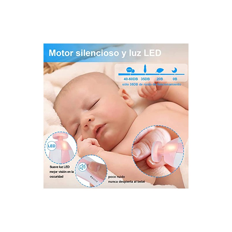 Lima de uñas bebe, Cuidado de uñas para bebés eléctrico