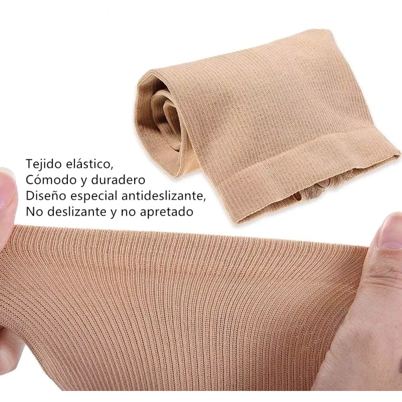 Medias De Compresión Para Varices Y Piernas Cansadas Con Zip