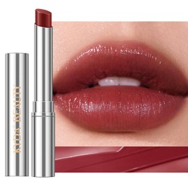 Honey Lipstick Tinted Lip Balm, Tint Sheer Lightweight Moisturizing Honey Lip Gloss, Glossy Natural Hydrating Lip Color for Dry Lips, Nude Candy