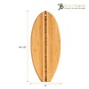 Totally Bamboo Lil' Surfer Surfboard Shaped Bamboo Serving and Cutting