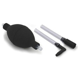 블랙 berkey 엘리먼트가 장착된 중력 공급 수 사용할 정수 필터 있는 시스템과 함께 프라이머 Gravity supply water filtration system with a black Berkey element equipped primer